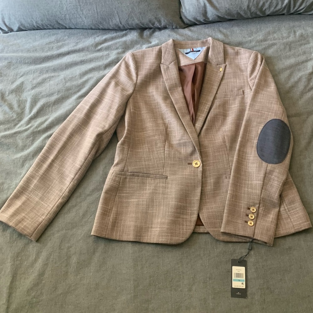 NWT Tommy Hilfiger Blue/Gray Blazer size 16
